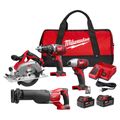 Product Image of M18 Hammer Drill, Impact Driver, SAWZALL, Circ Saw Kit