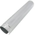 Product Image of 4" x 2' Round Metal Duct Pipe - 26 Gauge