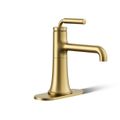 Product Image of Single-Handle Bathroom Sink Faucet, 0.5 GPM (Vibrant Brushed Moderne Brass), K-27415-4N-2MB