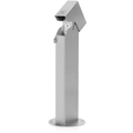 Product Image of 1-Gang 24" Stainless Steel Power Pedestal Kit, Surface Mount Hinged Top, Stainless