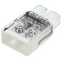 Product Image of Compact Pushwire Splicing Connector, 20-12 Sol/18-12 Str - 2 Ports, White (Box of 500)