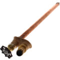Product Image of Model 27 14", 1/2" PEX Inlet Dual Check Anti-Siphon Automatic Draining Wall Faucet w/ Metal Handle