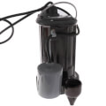 Product Image of 1/2 HP Automatic Effluent Pump w/ Wide-Angle Piggyback Float Switch - 115v, 25 ft Cord