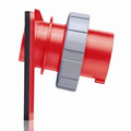 Product Image of 30A, 277/480V 3-Phase WYE, 4P, 5W, Inlet North American Pin & Sleeve Inlet, IP67, Watertight, RED