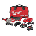 M18 FUEL 4-1/2"/5" Braking Grinder w/ ONE-KEY Paddle Switch w/ M18 Battery Pack, and Rapid Charger