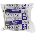 Product Image of 14-2 White Romex® SIMpull Type NM-B Cable, w/ Ground (25' Coil)