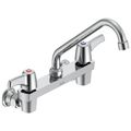 Product Image of 28C3/28C4/28C6 2 Handle 8" Wall Mount Service Sink Faucet (Chrome), 28C4233