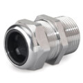 Product Image of 1/2" MNPT 304 Stainless Steel Ranger Liquid Tight Cord Straight Connector, .125" to .375" Cord Dia. Range