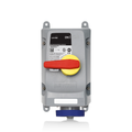 Product Image of 20A, 240V 2P, 3W, LEV Series IEC 60309-1 & 60309-2 Pin & Sleeve Mechanical Interlock, IP66/IP67/IP68/IP69/IP69K, Watertight, Non-Fused (Blue)