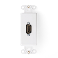 Product Image of Decora Insert w/ HDMI Feedthrough Quickport, Connector, Single Gang (White)