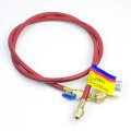 Product Image of PLUS II 1/4" Red Charging Hose w/ Compact Ball Valve (60" Length)