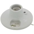 Product Image of Medium Base Incandescent Lampholder, 2 Terminal Screws - White