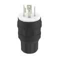 Product Image of 30A, 250V 3-Phase, NEMA L15-30P, 3P, 4W, Locking Plug, Grounding, Wetguard (Black)