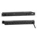 Product Image of 120v 15A 19" Rack Mount w/ switch & 5-15p Plug, 540 Joules, 400v Impulse Clamping (Black)