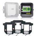 Product Image of Outdoor Series 4000 Submeter, Universal Voltage 3-phase 3W/4W Modbus Submeter Kit (CTs Included), 3 400A Split Core Current Transformers (CT)
