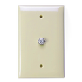 Product Image of Midsize Video Wall Jack, F Connector (Ivory)