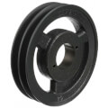 Product Image of 2 Groove Cast Iron Fixed Pitch Sheave w/ 1-3/8" Bore, 5.95" OD