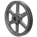 Product Image of 2 Groove Cast Iron Fixed Pitch Sheave w/ 1" Bore, 9.25" OD
