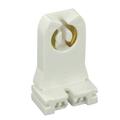 Product Image of 660w-600v, Medium Base, Bi-pin, Linear Fluorescent Lampholder, Tall Profile, Slide-on, Turn-type, Quick-connect 18awg Solid Or Str Tinned (White)