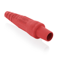 Product Image of 16 Series Single Pole Cam Type Female Detachable Plug Sleeve Only, Taper Nose, Cable Range #2, 2/0 (Red)