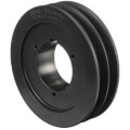 Product Image of 2 Groove Cast Iron Split Taper Sheave, A, B, 5V Belt, 6.48" OD