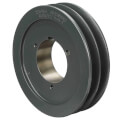Product Image of 2 Groove Cast Iron Split Taper Sheave, A, B, 5V Belt, 6.68" OD