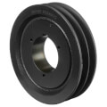 Product Image of 2 Groove Cast Iron Split Taper Sheave, A, B, 5V Belt, 7.08" OD