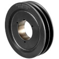 Product Image of 2 Groove Cast Iron Split Taper Sheave, A, B, 5V Belt, 7.28" OD