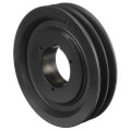 Product Image of 2 Groove Cast Iron Split Taper Sheave, A, B, 5V Belt, 7.68" OD