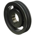 Product Image of 2 Groove Cast Iron Split Taper Sheave, A, B, 5V Belt, 8.28" OD