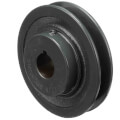 Product Image of 2 Groove Cast Iron Classical Gripbelt Sheave, 4L or A, 5L or B Belt, 3.55" OD