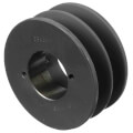Product Image of 2 Groove Cast Iron Classical Gripbelt Sheave, 4L or A, 5L or B Belt, 3.75" OD