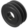 Product Image of 2 Groove Cast Iron Classical Gripbelt Sheave, 4L or A, 5L or B Belt, 4.45" OD