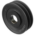 Product Image of 2 Groove Cast Iron Classical Gripbelt Sheave, 4L or A, 5L or B Belt, 5.75" OD