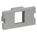 Product Image of 1-port MOS Quickport, Adapter, 1 Unit High (Gray)