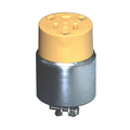Product Image of 15A, 125V NEMA 5-15R, 2P, 3W, Connector, Straight Blade, Armored, Grounding, Steel