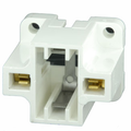 Product Image of G23, G23-2 Base, 5w 7w 9w 2-pin, Compact Fluorescent Lampholder, Bottom Screw-down (White)