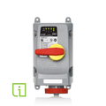 Product Image of 30A 480V 3PH, 3P 4W IEC 60309-1 & 60309-2 Pin & Sleeve Interlock w/ Local Monitoring (Red)