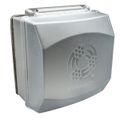 Product Image of 2-Gang Weatherproof While-in-Use 40-in-1 Cover, Extra Duty Rated, Clear Hood, Non-Metallic