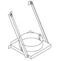 Product Image of 4" Z-Vent Double Wall Base Support (6" OD)