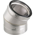 Product Image of 4" x 30° Z-Vent Double Wall Elbow