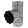 Product Image of 3" Z-Vent Double Wall Straight Tee