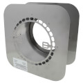 Product Image of 4" Z-Vent Double Wall Adjustable Wall Thimble w/ Snap Lock (Adjust from 4" to 7")