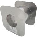 Product Image of 4" Z-Vent Adjustable Wall Thimble (10" x 10") (Adjust from 7" to 13")