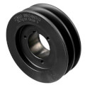 Product Image of 2 Groove Cast Iron Split Taper Sheave, A, B Belt, 5.35" OD