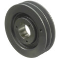 Product Image of 2 Groove Cast Iron Split Taper Sheave, A, B Belt, 6.55" OD