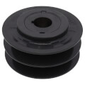 Product Image of 2 Groove Cast Iron Variable Pitch Sheave w/ 1-3/8" Bore, 6" OD