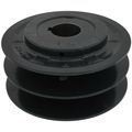 Product Image of 2 Groove Cast Iron Variable Pitch Sheave w/ 1-3/8" Bore, 5.95" OD