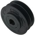Product Image of 2 Groove Cast Iron Variable Pitch Sheave w/ 1-3/8" Bore, 6.55" OD