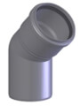 Product Image of 4" x 45° UV Z-DENS Polypropylene Elbow